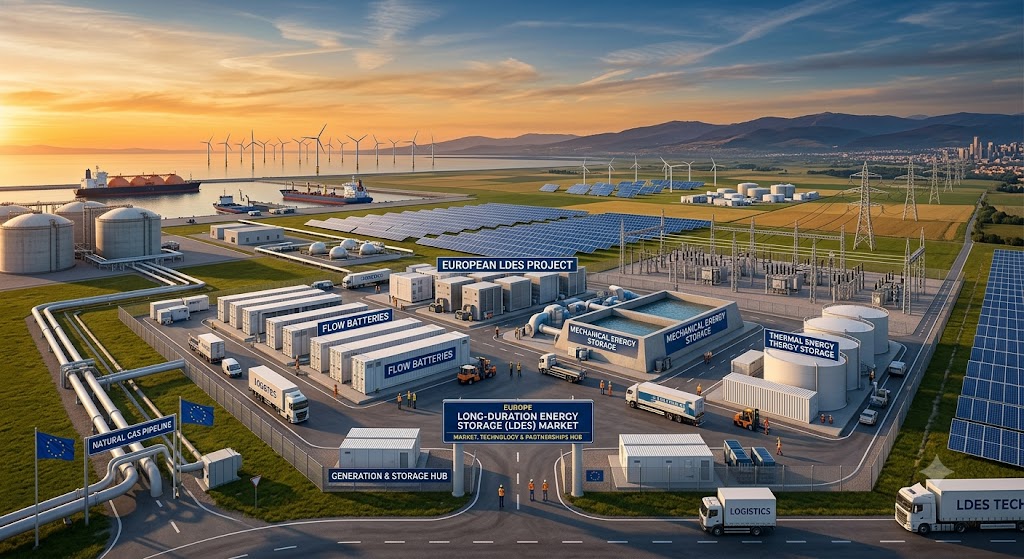 Beyond Lithium-Ion: Technologies Driving the EU Long-Duration Energy Storage Market
