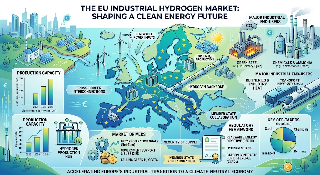 Decarbonizing Heavy Industry: The Expanding Role of Hydrogen in Europe’s Industrial Future