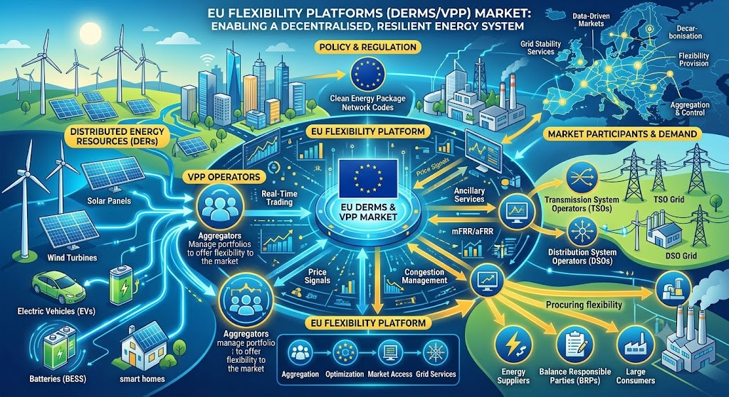 Flexibility Platforms (DERMS & VPP): Driving Europe’s Transition to a Flexible Energy Future